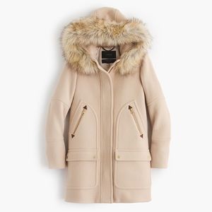 J Crew chateau parka coat size 0p